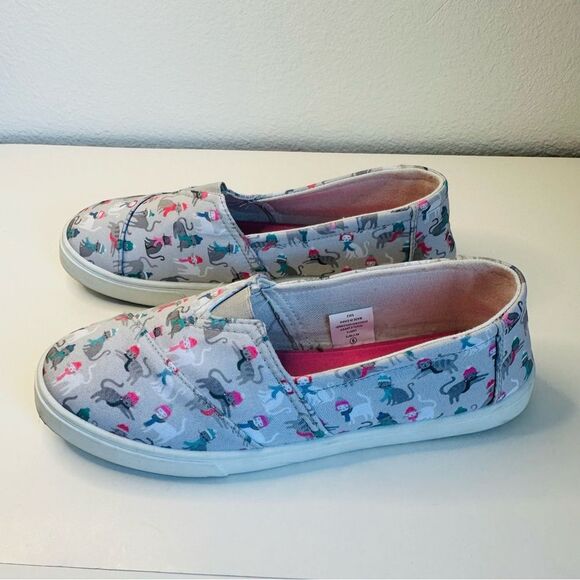 Isaac Mizrahi Cat Print Slip‎ On Shoes Size 9 - Picture 6 of 8